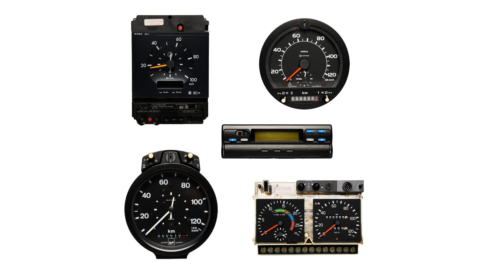Analoge en elektronische tachografen van Kienzle en VDO